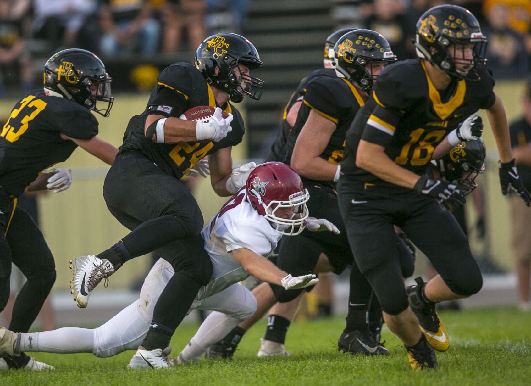 FBall Bishop Garrigan vs. Newman 14